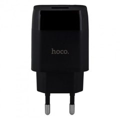 Зарядное устройство HOCO C72A 1USB 2.1A Type-C (черный)