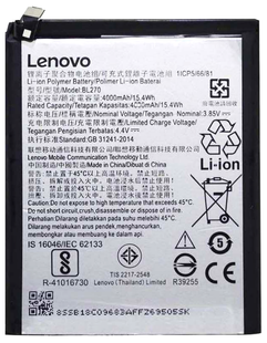 Акумулятор Lenovo BL270 K6 Note АААА