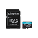 Карта памяти MicroSD 256Gb Kingston Canvas Go Plus A2 V30 (U3) R170 W90 + SD-adapter