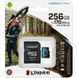 Карта памяти MicroSD 256Gb Kingston Canvas Go Plus A2 V30 (U3) R170 W90 + SD-adapter