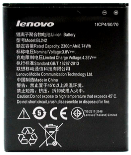 Аккумулятор Lenovo BL242 A6000