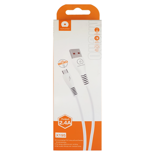 Кабель Micro USB WUW X195 (White)