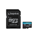 Карта пам'яті MicroSD 64Gb Kingston Canvas Go Plus A2 V30 (U3) R170 W70 + SD-adapter