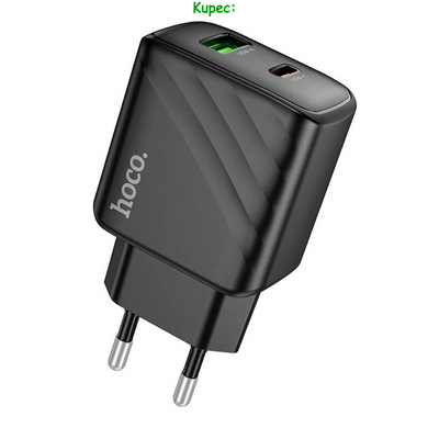 Зарядний пристрій HOCO CS23A - 1USB QC3.0 + 1PD 30W (Black)