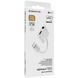 Аудио-переходник Borofone BV12 Lightning to Lightning HF + Lightning AC (Gray)