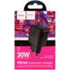 Зарядний пристрій HOCO CS23A - 1USB QC3.0 + 1PD 30W (Black)