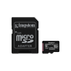 Карта памяти MicroSD 64Gb Kingston Canvas Select Plus A1 V10 (U1) R100 + SD-adapter
