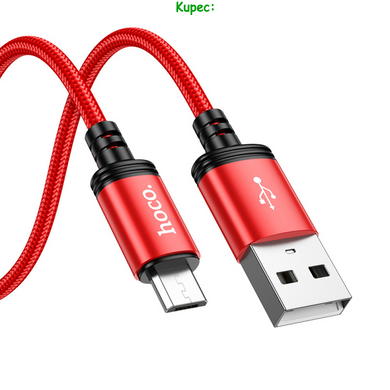 Кабель Micro USB HOCO X89 Wind 1m (Red)