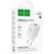 Зарядний пристрій HOCO C147A - 1USB + 1USB-С PD QC3.0 20W (White)