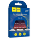 Аудио-переходник HOCO LS27 Lightning to Lightning HF + Lightning AC (Silver)
