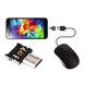 Перехідник OTG Short Micro USB to USB (Silver)