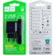 Зарядний пристрій HOCO C141A - 2USB 2.1A 10.5W + Кабель Type-C (Black)