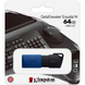 Флеш пам'ять USB 64Gb USB 3.2 Kingston DT Exodia M Black+Blue