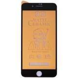 Защитное стекло iPhone 7+, 8+ - Ceramics Matte (Black)