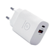 Зарядное устройство WUW C204 - 1USB + 1USB-C PD (White)