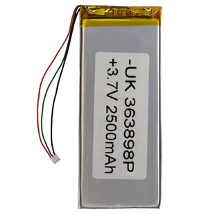 Літій-полімерний акумулятор 363898 (2500mAh Li-Pol 3.7V) 3 дроти з конектором