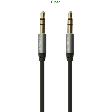 Кабель AUX 3.5 mm Remax L200 2m (Black)