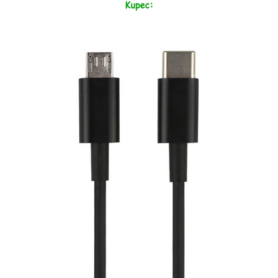 Кабель PD Type-C to Micro USB 1m (Black)