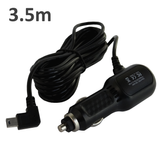 Автомобильное зарядное устройство для GPS Mini USB - 3.4A 3.5m + 2 USB (Black)