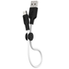 Кабель Micro USB HOCO X21 Plus Silicone 0.25m (White-Black)