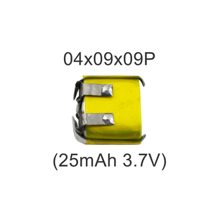 Літій-полімерний акумулятор 040909 (25mAh Li-Pol 3.7V) 2 контакти, для AirPods