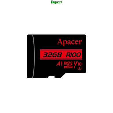 Карта пам&rsquo;яті MicroSD 32Gb Apacer A1 V10 (U1) R100