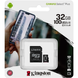 Карта пам'яті MicroSD 32Gb Kingston Canvas Select Plus A1 V10 (U1) R100 + SD-adapter