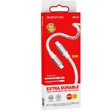 Кабель PD Type-C to Type-C Borofone BX82 Bountiful 60W 1m (White)