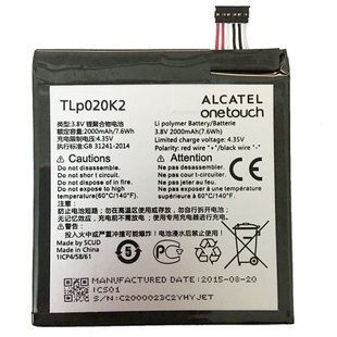 Акумулятор Alcatel TLp020K2 OT 6039 (AAAA)