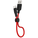 Кабель Type-C HOCO X21 Plus Silicone 0.25m (Red-Black)
