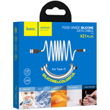 Кабель Type-C HOCO X21 Plus Silicone 1m (White-Black)