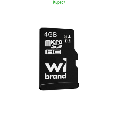 Карта памяти MicroSD 4Gb Wibrand