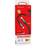 Кабель PD Type-C to Type-C Borofone BX82 Bountiful 60W 1m (Black)