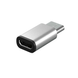 Перехідник зарядки Borofone BV4 Type-C to Micro USB (Silver)