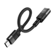 Перехідник OTG HOCO U107 Type-C to Lightning 0.1m (Black)