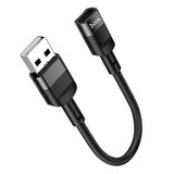 Перехідник OTG HOCO U107 USB to Type-C 0.1m (Black)