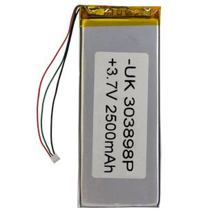 Літій-полімерний акумулятор 033898 (2500mAh Li-Pol 3.7V) 3 дроти з конектором
