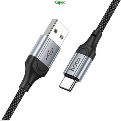 Кабель Type-C HOCO X102 Fresh 1m (Black)