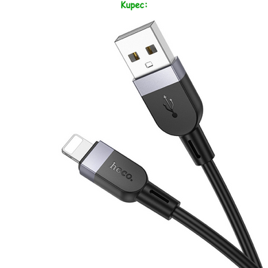Кабель Lightning HOCO X109 Energy Silicone 1m (Black)