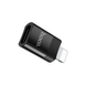Перехідник OTG HOCO UA17 Lightning to Type-C (Black)