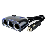 Розгалужувач прикурювача Olesson 1505 3in1 + 2USB 3.1A