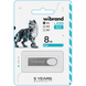 Флеш пам'ять USB 8Gb Wibrand Irbis Silver