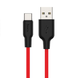 Кабель Type-C HOCO X21 Silicone 1m (Red-Black)