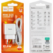 Зарядний пристрій HOCO C106A - 1USB 2.1A 10.5W + Кабель Micro (White)