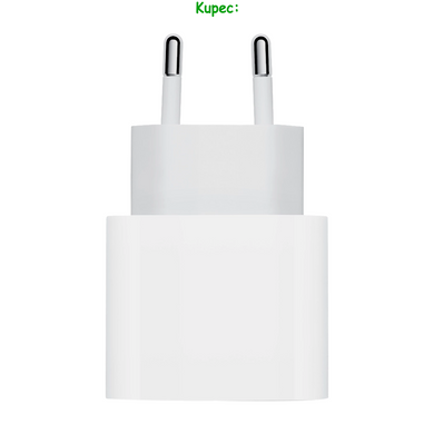 Зарядний пристрій 20W - PD USB-C для Apple (White)