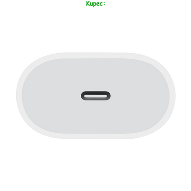 Зарядний пристрій 20W - PD USB-C для Apple (White)