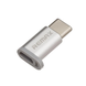 Перехідник зарядки Remax RA-USB1 Feliz Type-C to Micro USB (Silver)