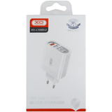 Зарядний пристрій XO L100 - 4USB QC3.0 (White)