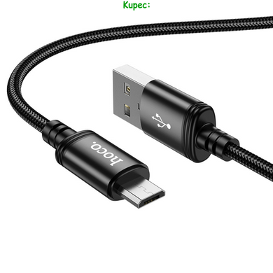 Кабель Micro HOCO X89 Wind 2.4A 2m (Black)