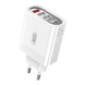 Зарядний пристрій XO L100 - 4USB QC3.0 (White)